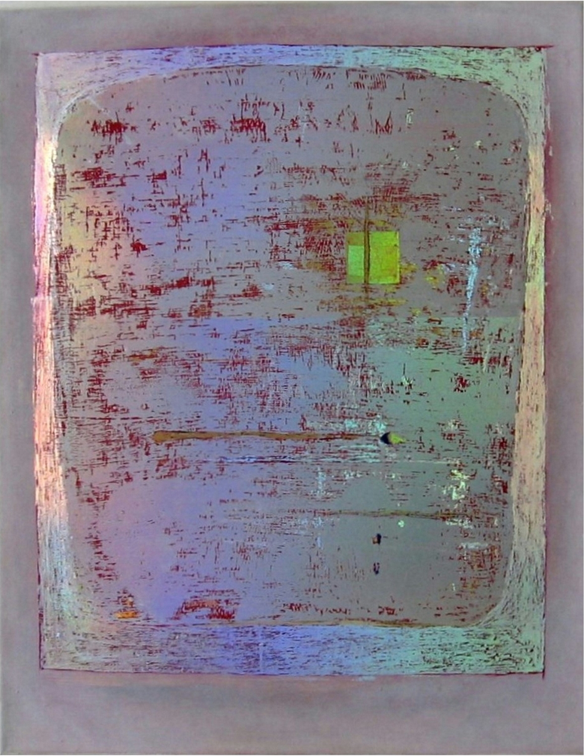 [15.jpg - Christiane Grasse: Painted Light, Series Silver - 70x80 cm, mixedmedia, acryl, holographic silver on canvas]
